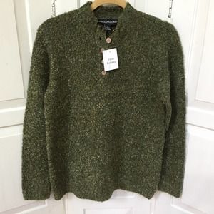 Monterey Bay Green Pullover Sweater
